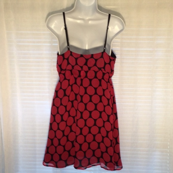 Express Silk Polka Dot Baby Doll Mini Sz M - Picture 6 of 14
